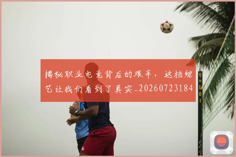 揭秘职业电竞背后的艰辛，这档综艺让我们看到了真实_20260723184333